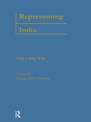 cover image of Representing India, Volume 7